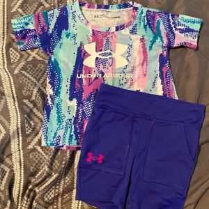 Baby girls under armour outfit